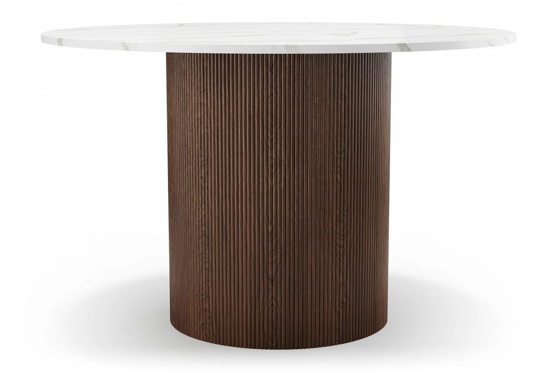Andrarum Spisebord & Kjøkkenbord-Uppveda Spisebord 120 cm Rundt Brun,Hvit
