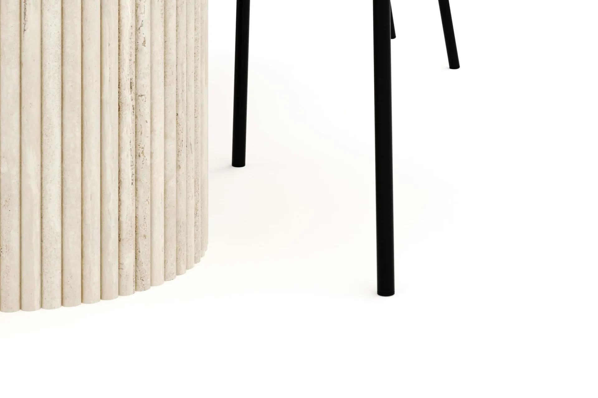 Andrarum Uppveda Spisegruppe 180 cm Oval med 4 Gemmiano Spisestoler