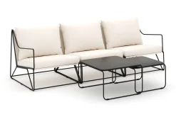 Comfort Garden Usteryd 3-seters loungesofa med settbord