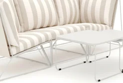 Comfort Garden Veranda & Terrasse|Loungesett-Usteryd utendørs rett 3-seters sofa Beige