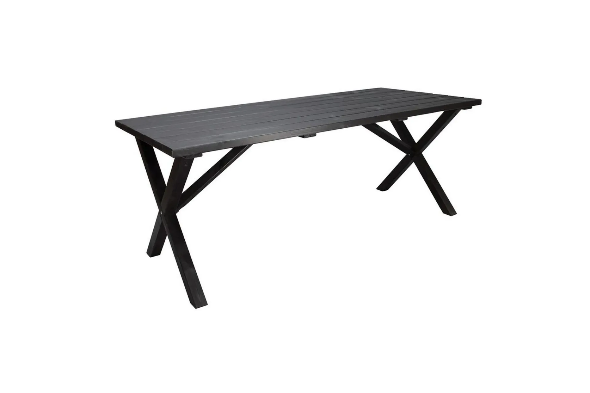 Utendørs møbelgruppe 190 cm Bord & 6 Levanto grå stoler