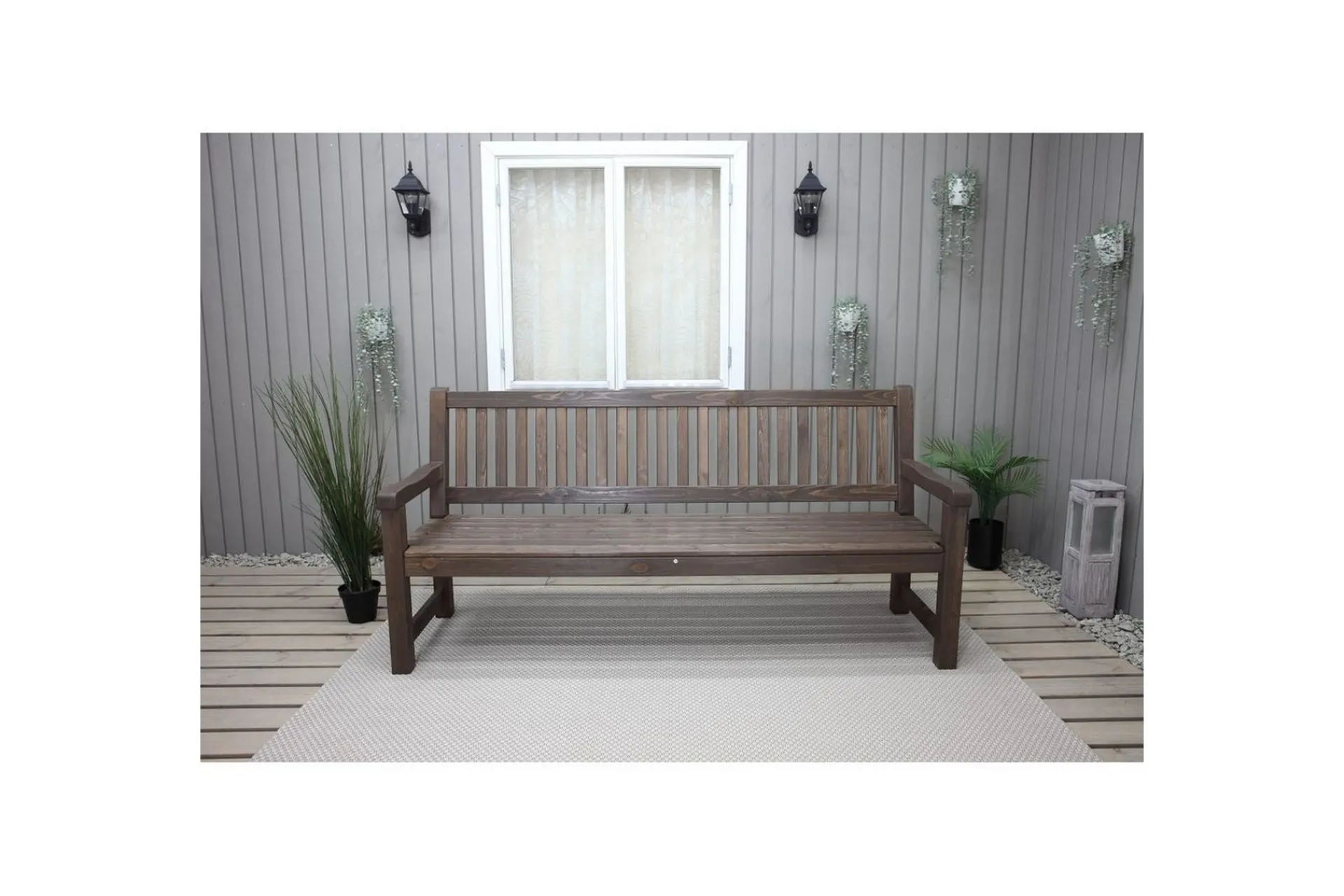 Benker-Utendørs sofa Brooklyn Brun