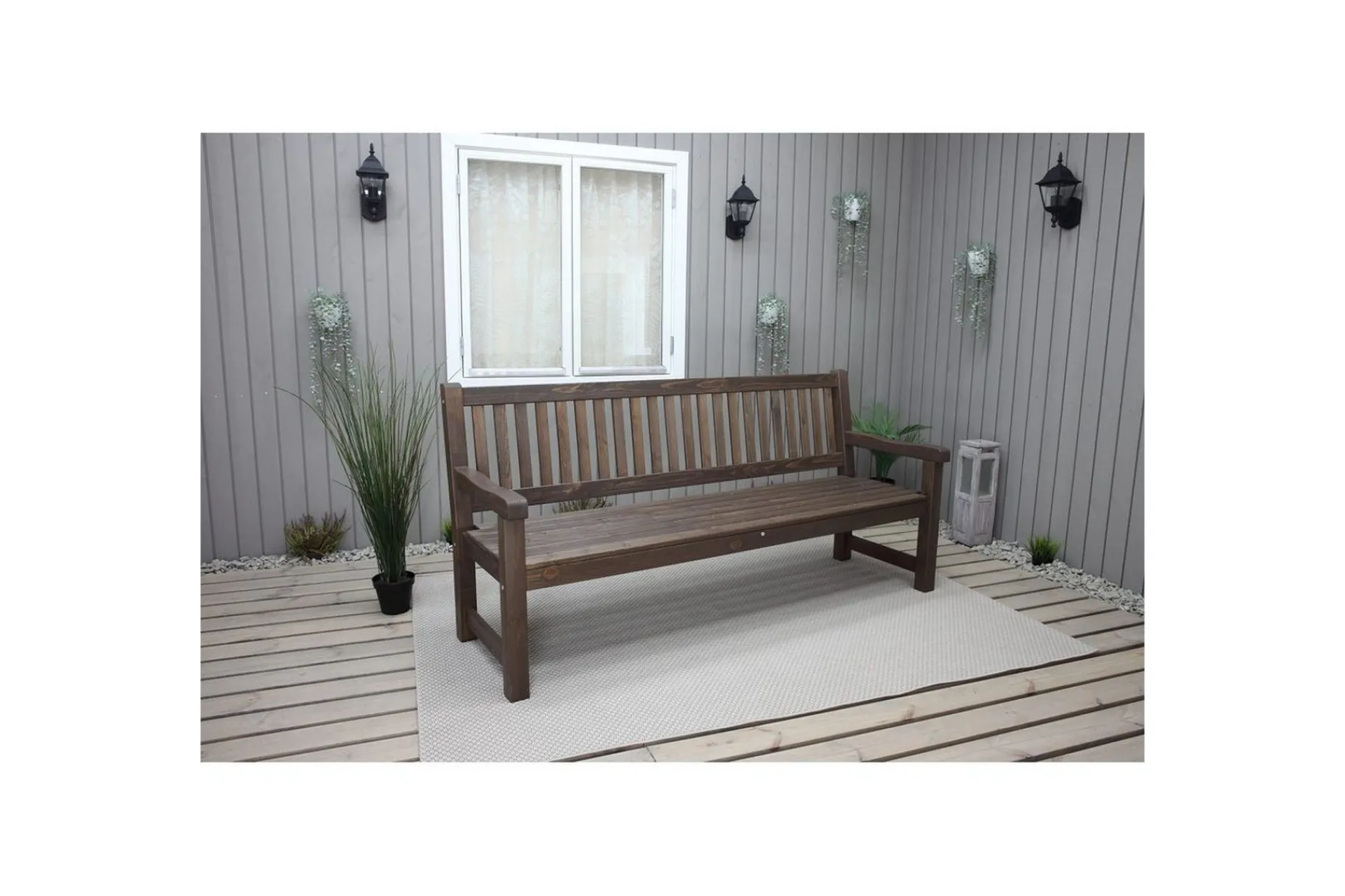 Benker-Utendørs sofa Brooklyn Brun