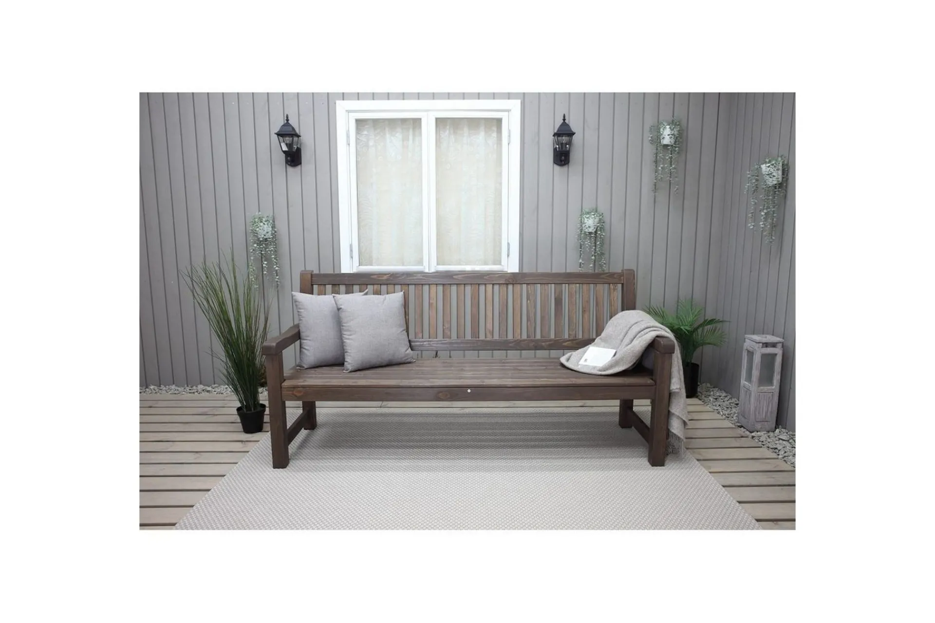 Benker-Utendørs sofa Brooklyn Brun