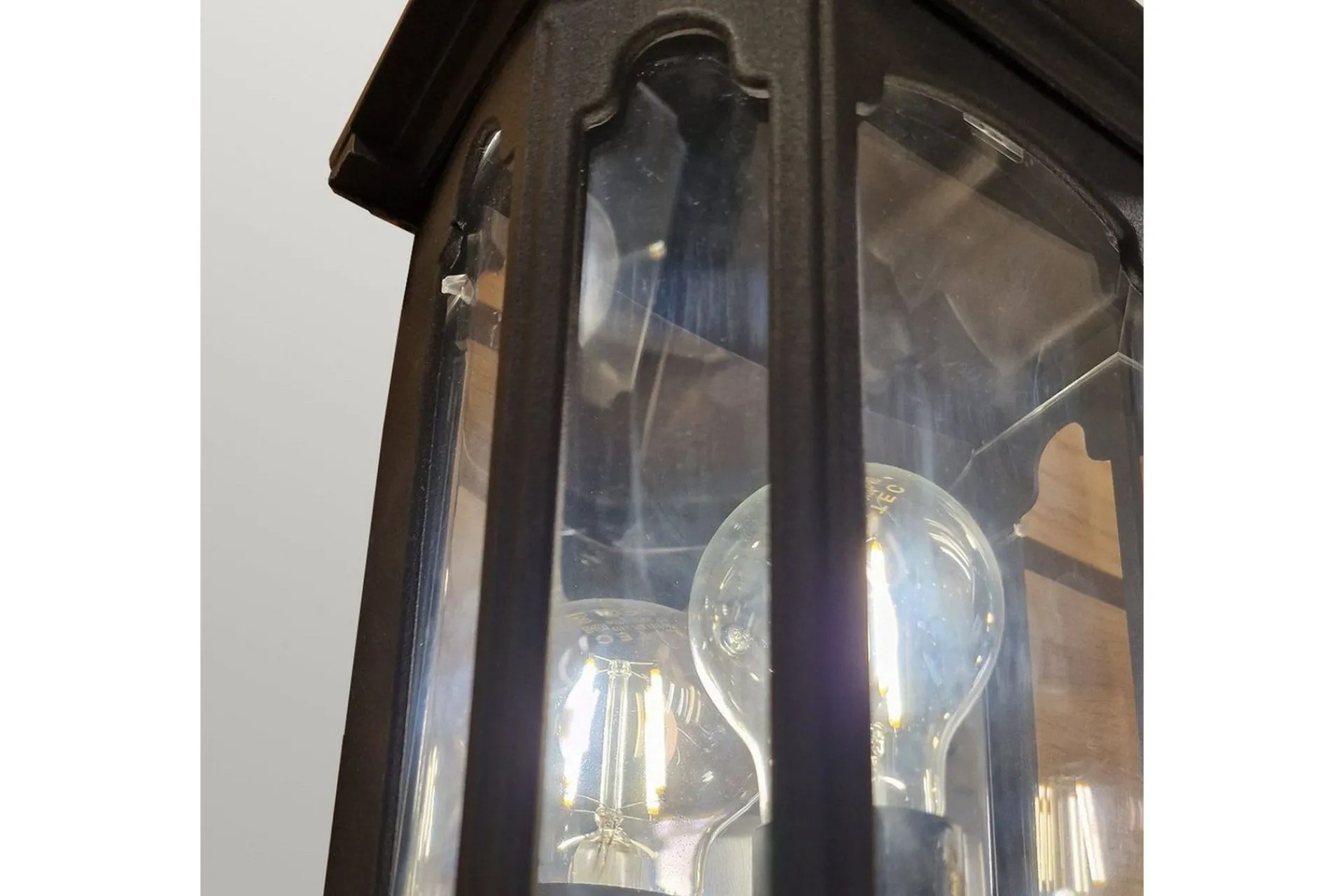 Utelampe-Utendørs vegglampe Elstead Lighting Chapel Svart