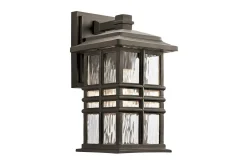 Entré|Fasadebelysning-Utendørs vegglampe Kichler Beacon Square 165x302x190 mm Bronse