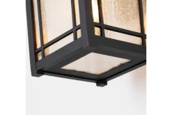 Entré|Fasadebelysning-Utendørs vegglampe Quoizel Cedar Point 197x326x229 mm Svart