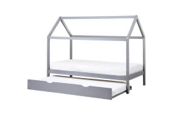 Barneseng & Juniorseng-Uttrekkbar barneseng Crillon Grey