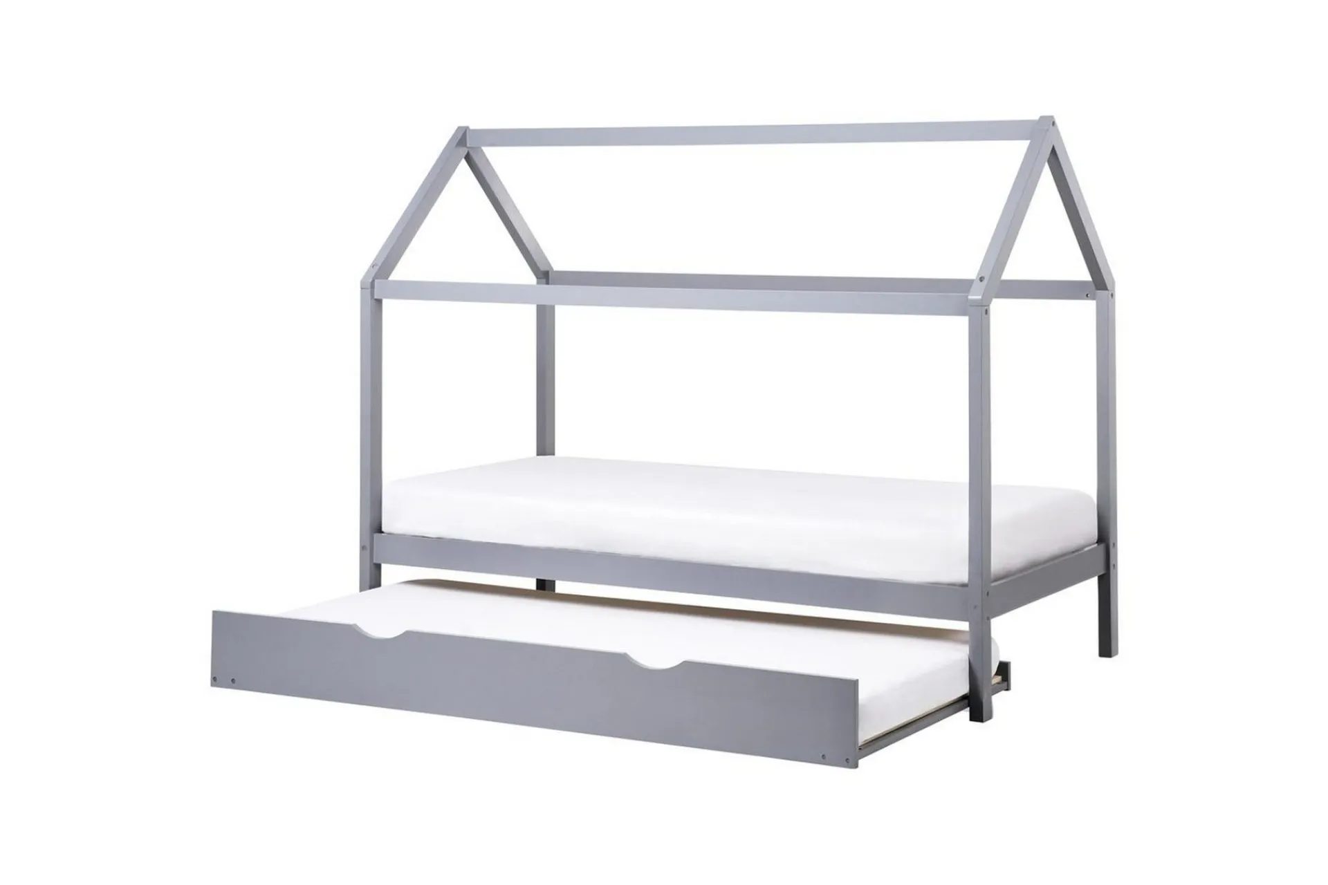Barneseng & Juniorseng-Uttrekkbar barneseng Crillon Grey