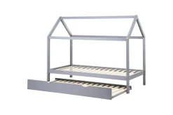 Barneseng & Juniorseng-Uttrekkbar barneseng Crillon Grey