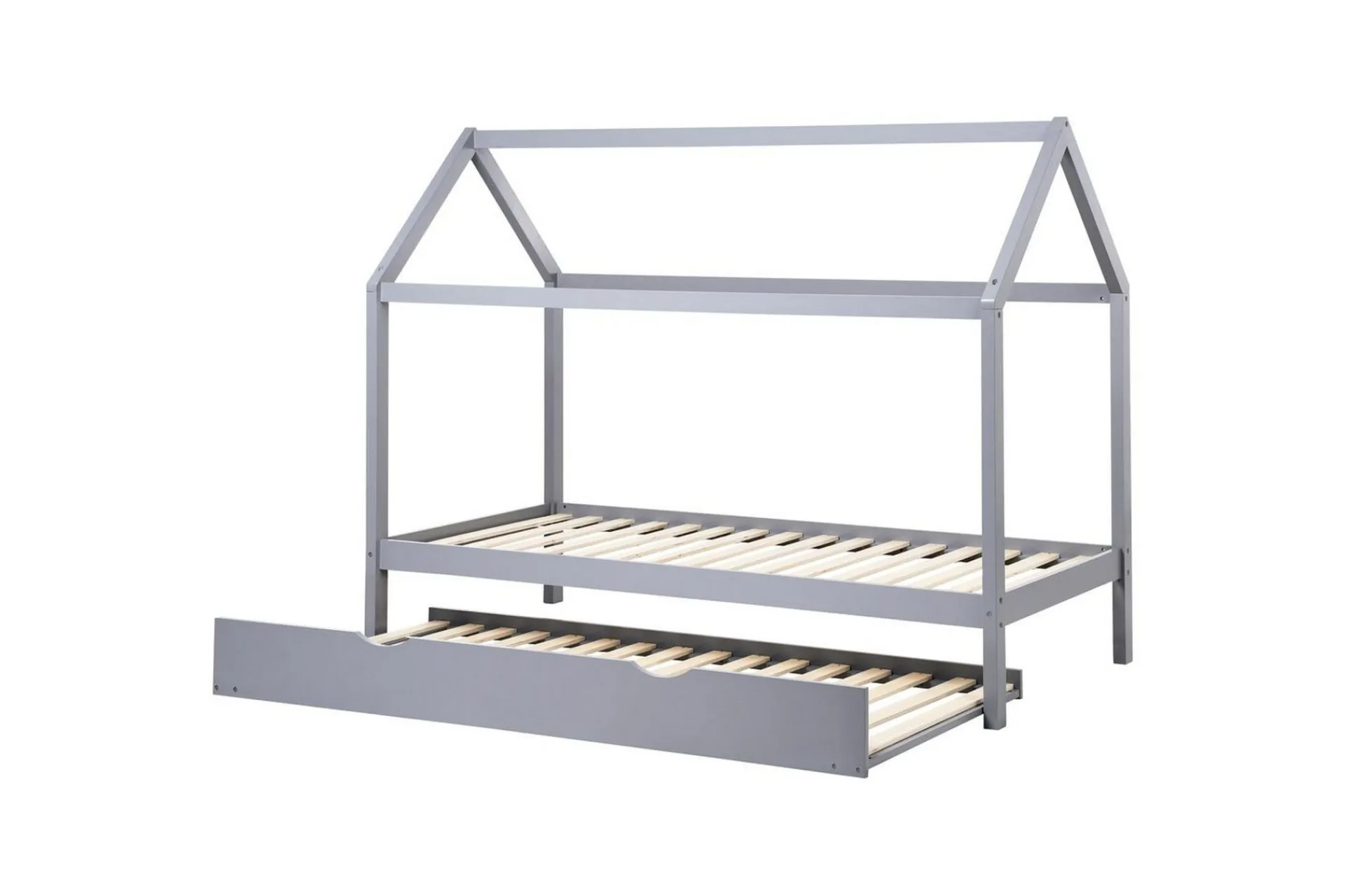 Barneseng & Juniorseng-Uttrekkbar barneseng Crillon Grey