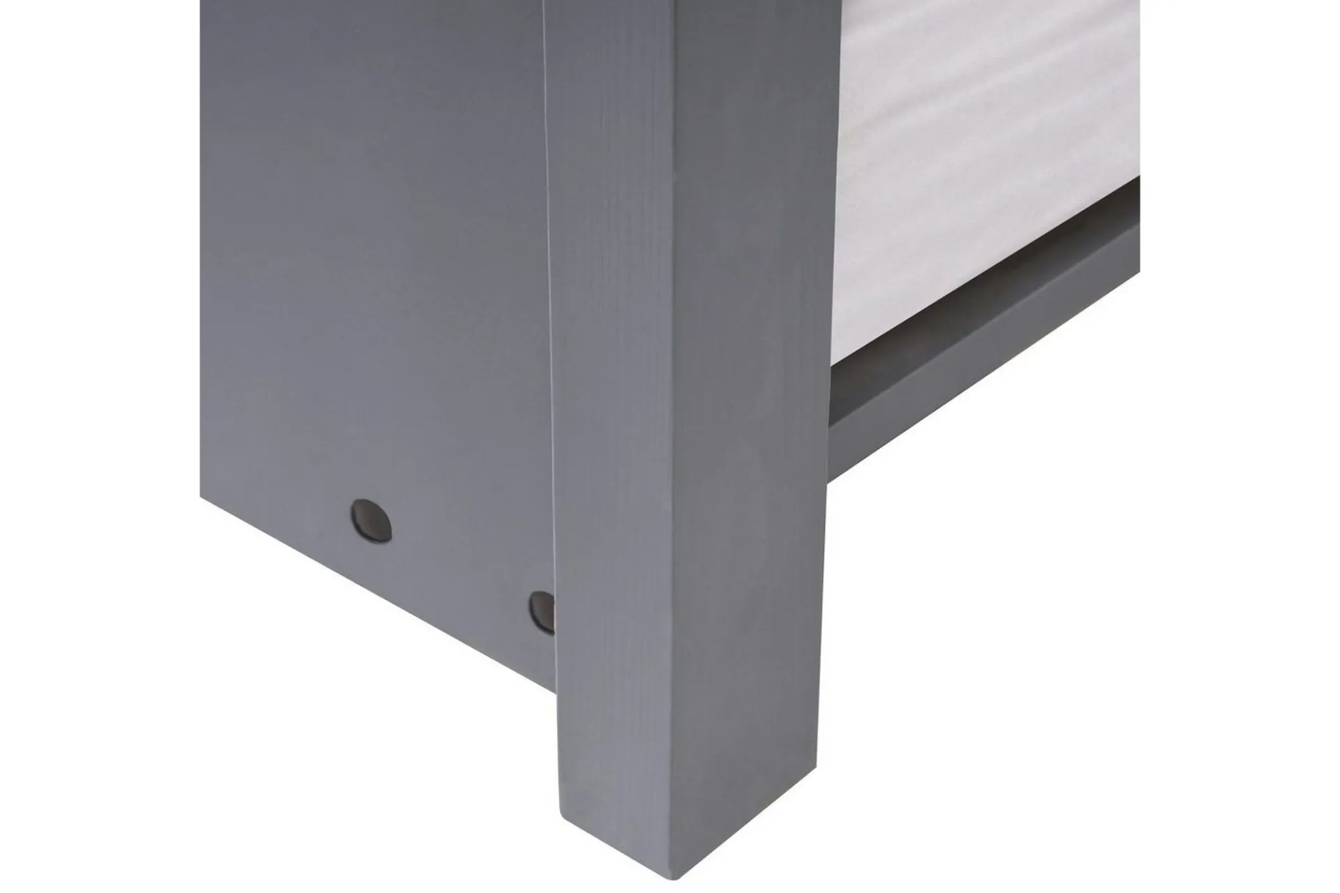 Barneseng & Juniorseng-Uttrekkbar barneseng Crillon Grey