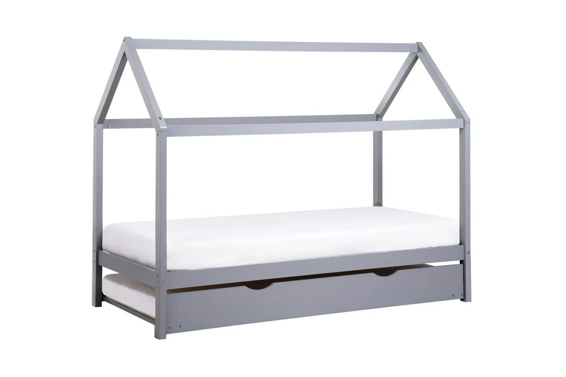 Barneseng & Juniorseng-Uttrekkbar barneseng Crillon Grey