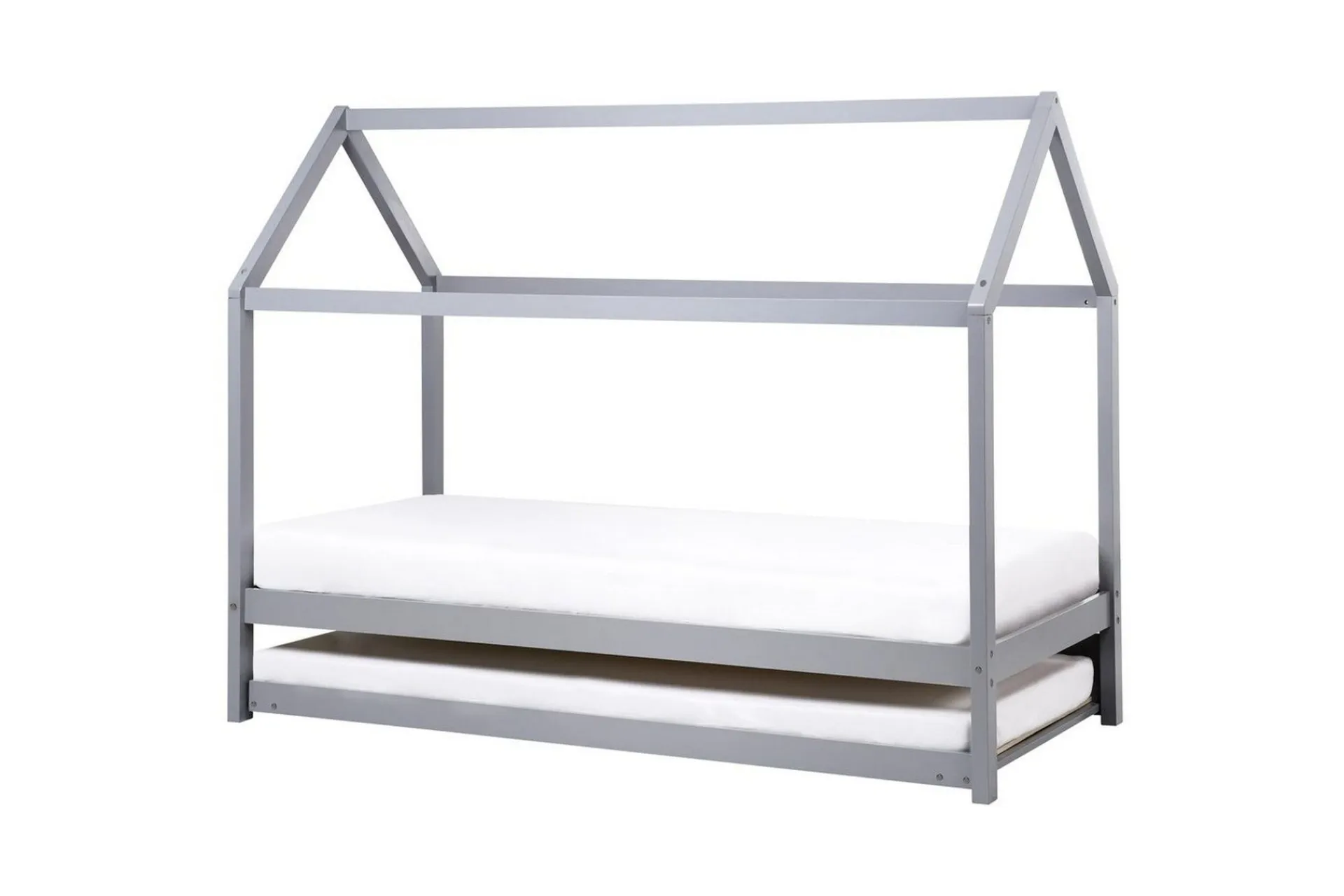 Barneseng & Juniorseng-Uttrekkbar barneseng Crillon Grey
