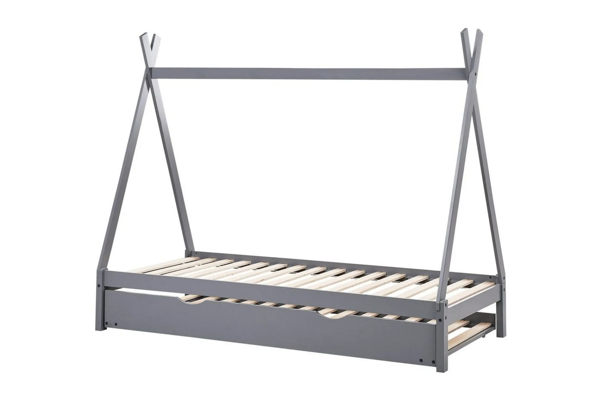 Barneseng & Juniorseng-Uttrekkbar barneseng Talmontiers Grey