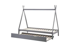 Barneseng & Juniorseng-Uttrekkbar barneseng Talmontiers Grey
