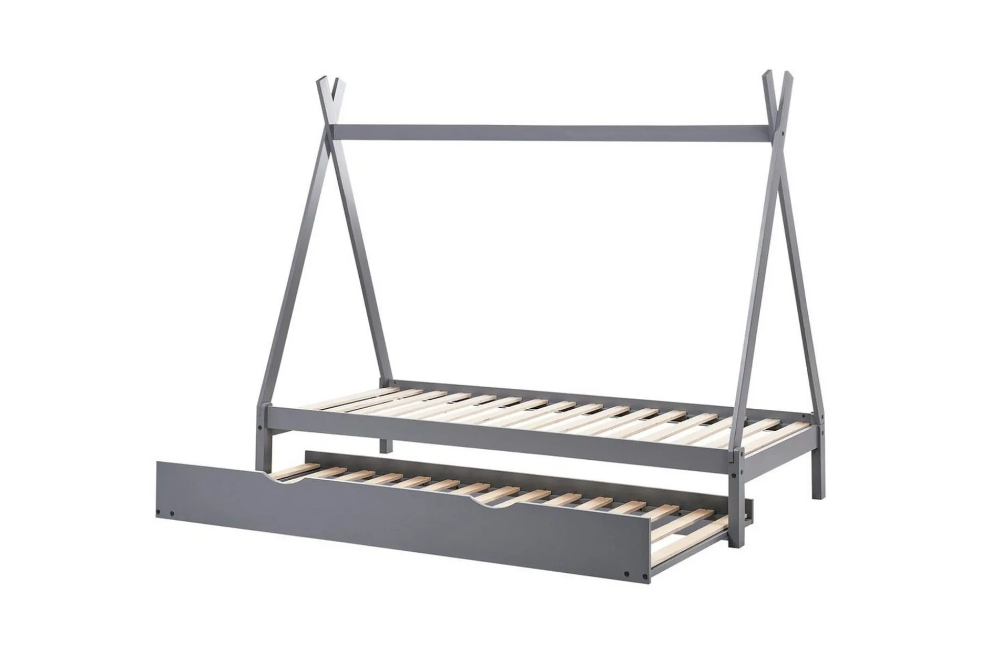 Barneseng & Juniorseng-Uttrekkbar barneseng Talmontiers Grey