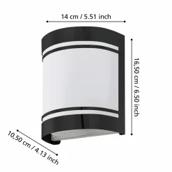 Utvendig vegglampe Cerno