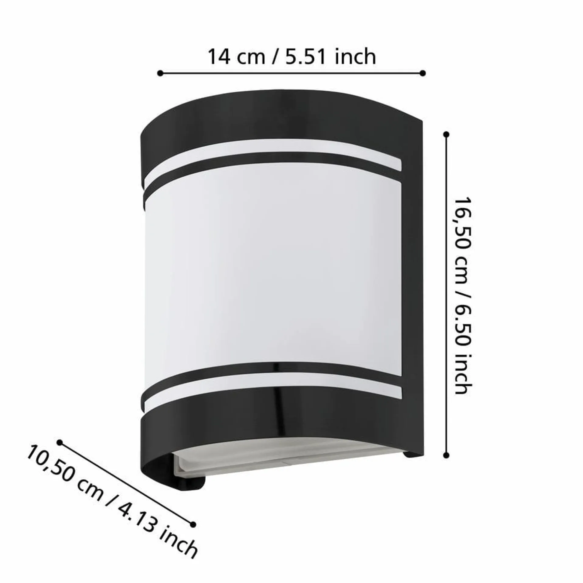 Utvendig vegglampe Cerno