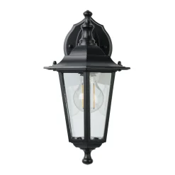 Entré|Fasadebelysning-Utvendig vegglampe Laterna Svart
