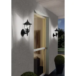 Entré|Fasadebelysning-Utvendig vegglampe Laterna Svart