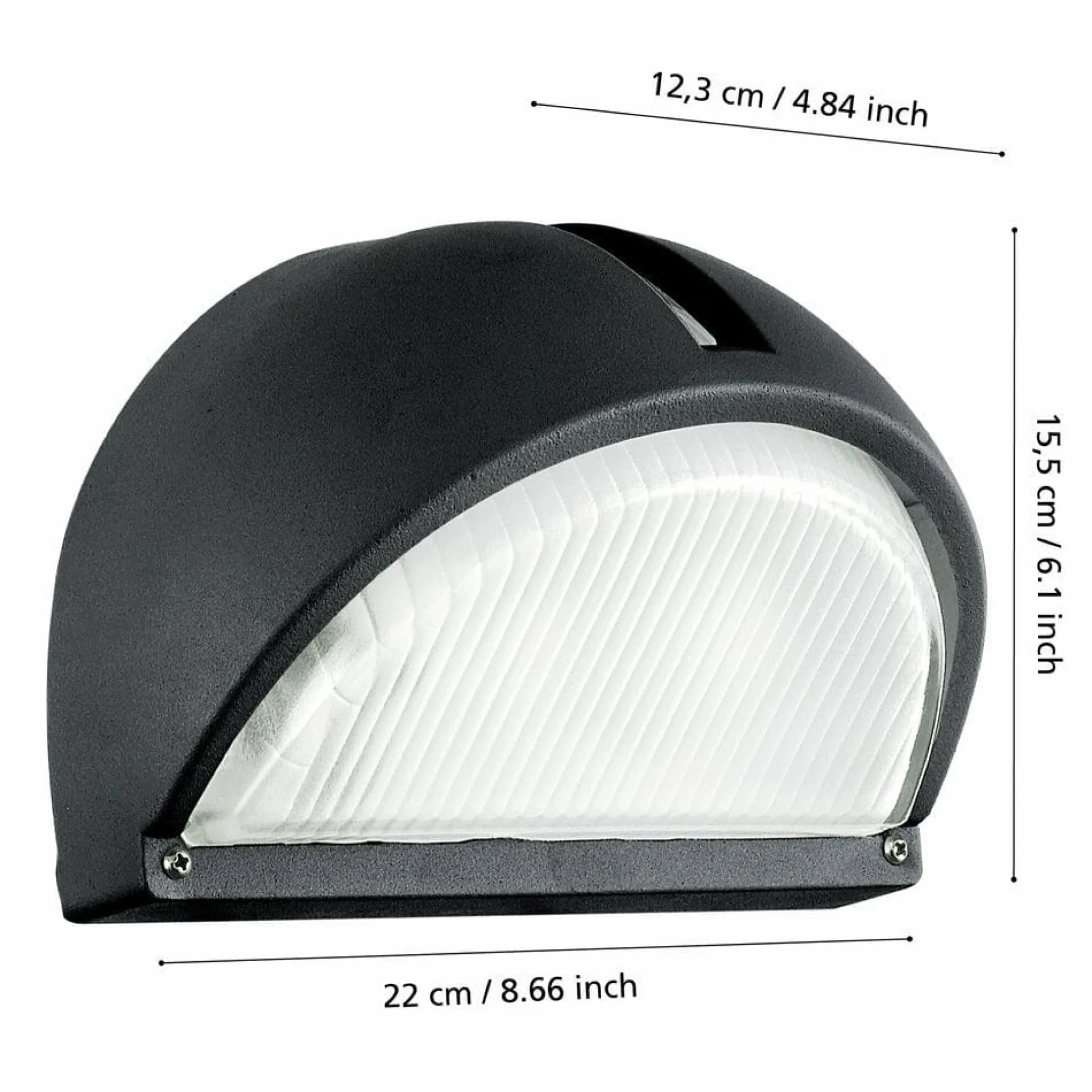 Utvendig vegglampe Onja