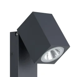 Entré|Fasadebelysning-Utvendig vegglampe Sakeda med sensor Antracit