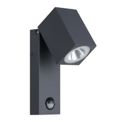 Entré|Fasadebelysning-Utvendig vegglampe Sakeda med sensor Antracit