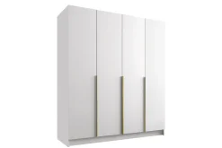 Garderober & Garderobesystem-Vadstena Garderobe 200 cm Hvit,Gull