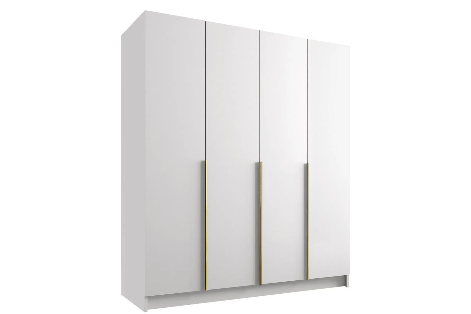 Garderober & Garderobesystem-Vadstena Garderobe 200 cm Hvit,Gull