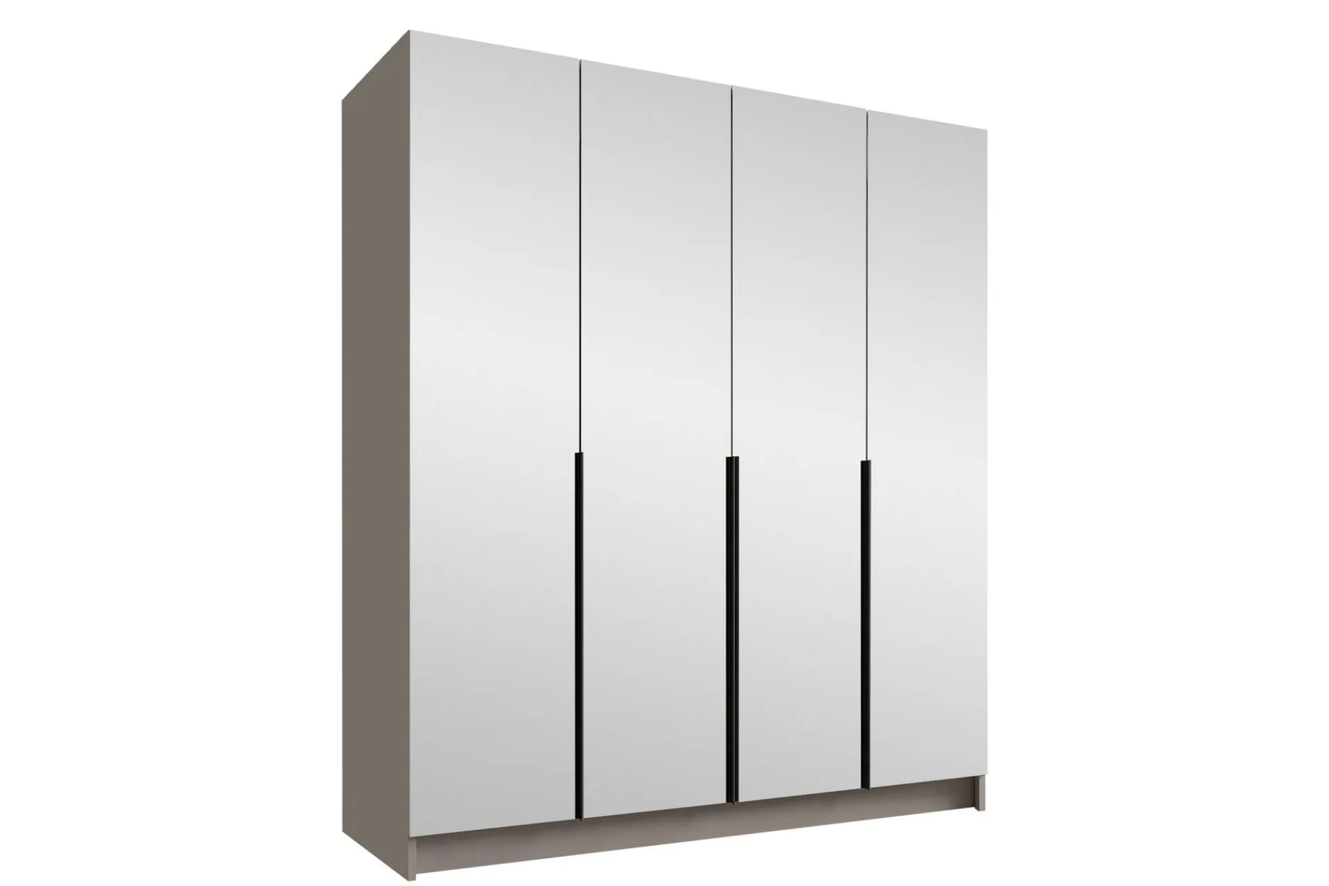 Garderober & Garderobesystem-Vadstena Garderobe med Speil 200 cm Cashmere,Svart