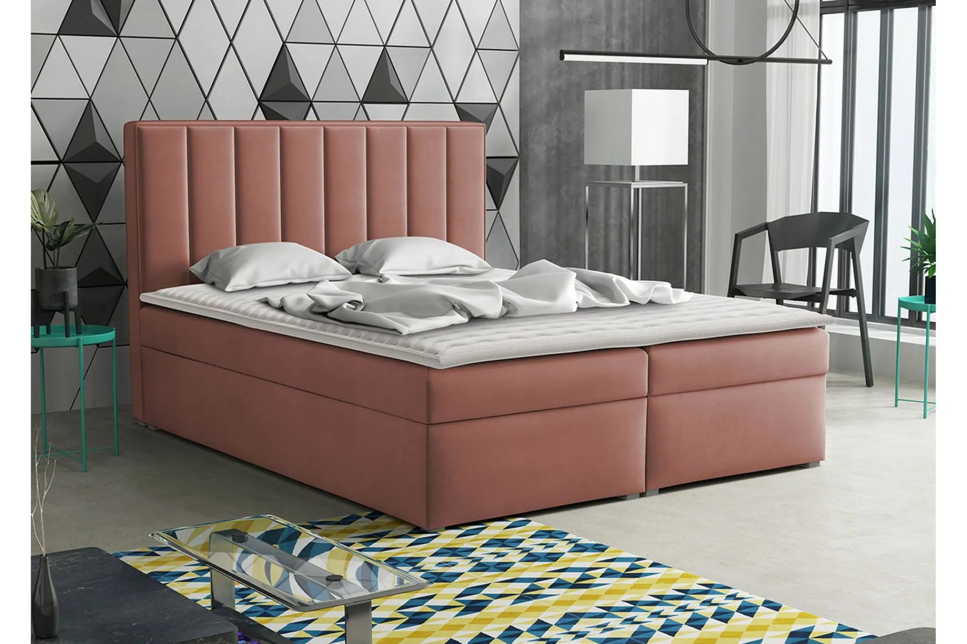 Kontinentalsenger|Seng Med Oppbevaring-Valasco Kontinentalseng 160x200 cm Once 35
