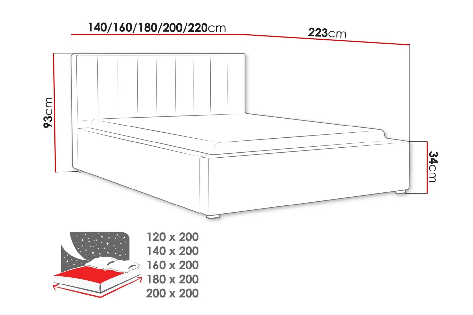 Sengeramme & Sengestamme-Valasco Seng 200x200 cm Zostera 3