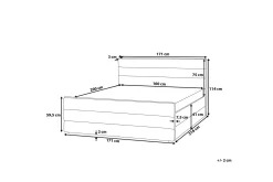 Bedly Valbonne Dobbeltseng 160 | 200 cm