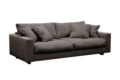 Scandinavian Choice Hjørnesofa-Valencia sofagruppe ekstra dyp 3-seters sofa + fotskammel Brun