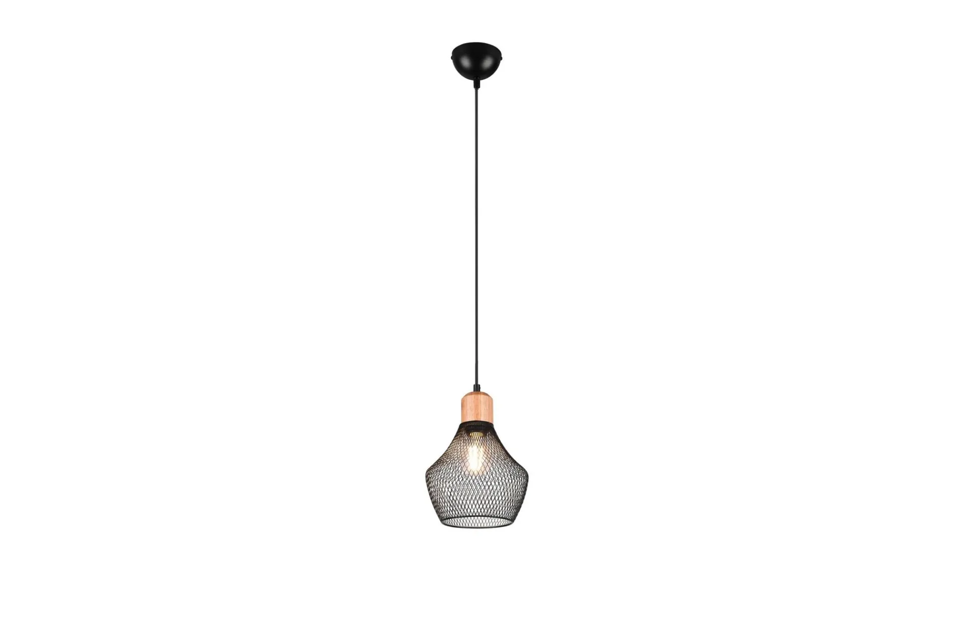 Trio Lighting Valeria Pendellampe 18 cm E27 Mattsvart
