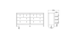Scandinavian Choice Vallvidera Nattbord 159 cm