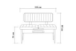Valsot Sittebenk 110 cm