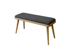 Entrebenk|Benk-Valsot Sittebenk 33 cm Eik,Antracit