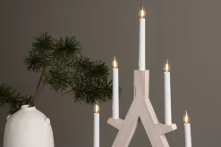 Venture Home Julelys|Adventsstake-Val Thoren Adventsstake 60 cm Hvit