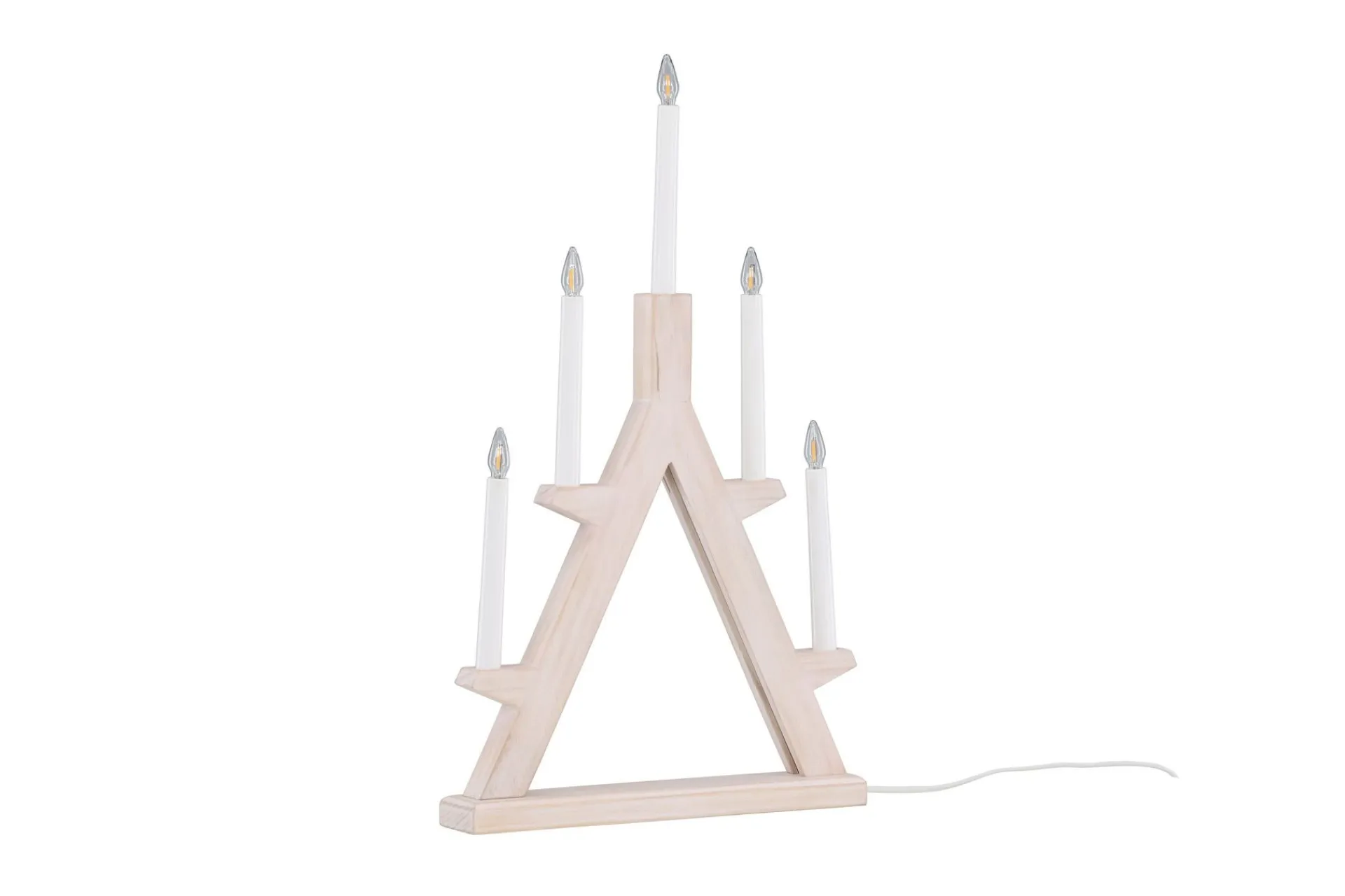 Venture Home Julelys|Adventsstake-Val Thoren Adventsstake 60 cm Hvit