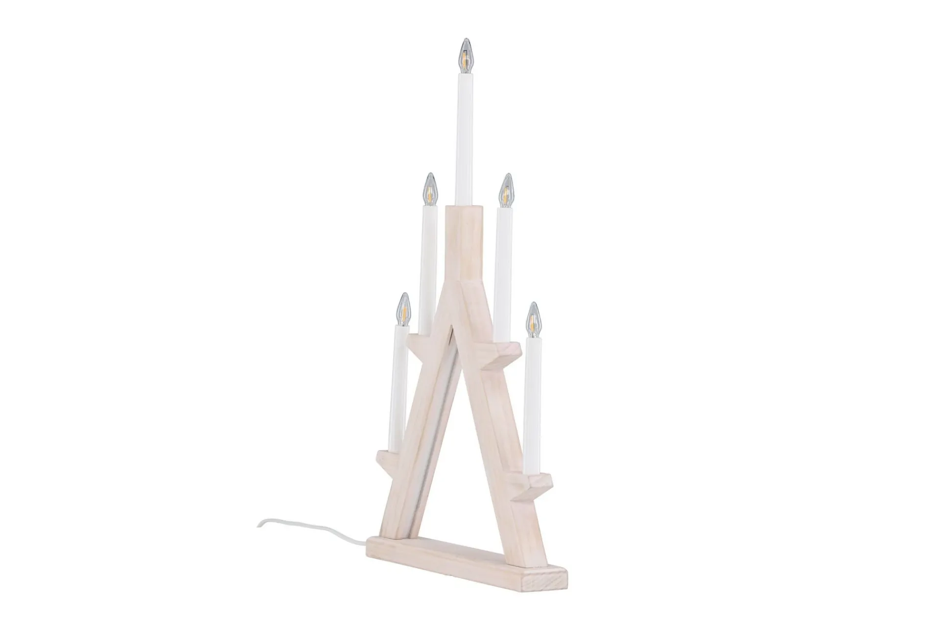Venture Home Julelys|Adventsstake-Val Thoren Adventsstake 60 cm Hvit