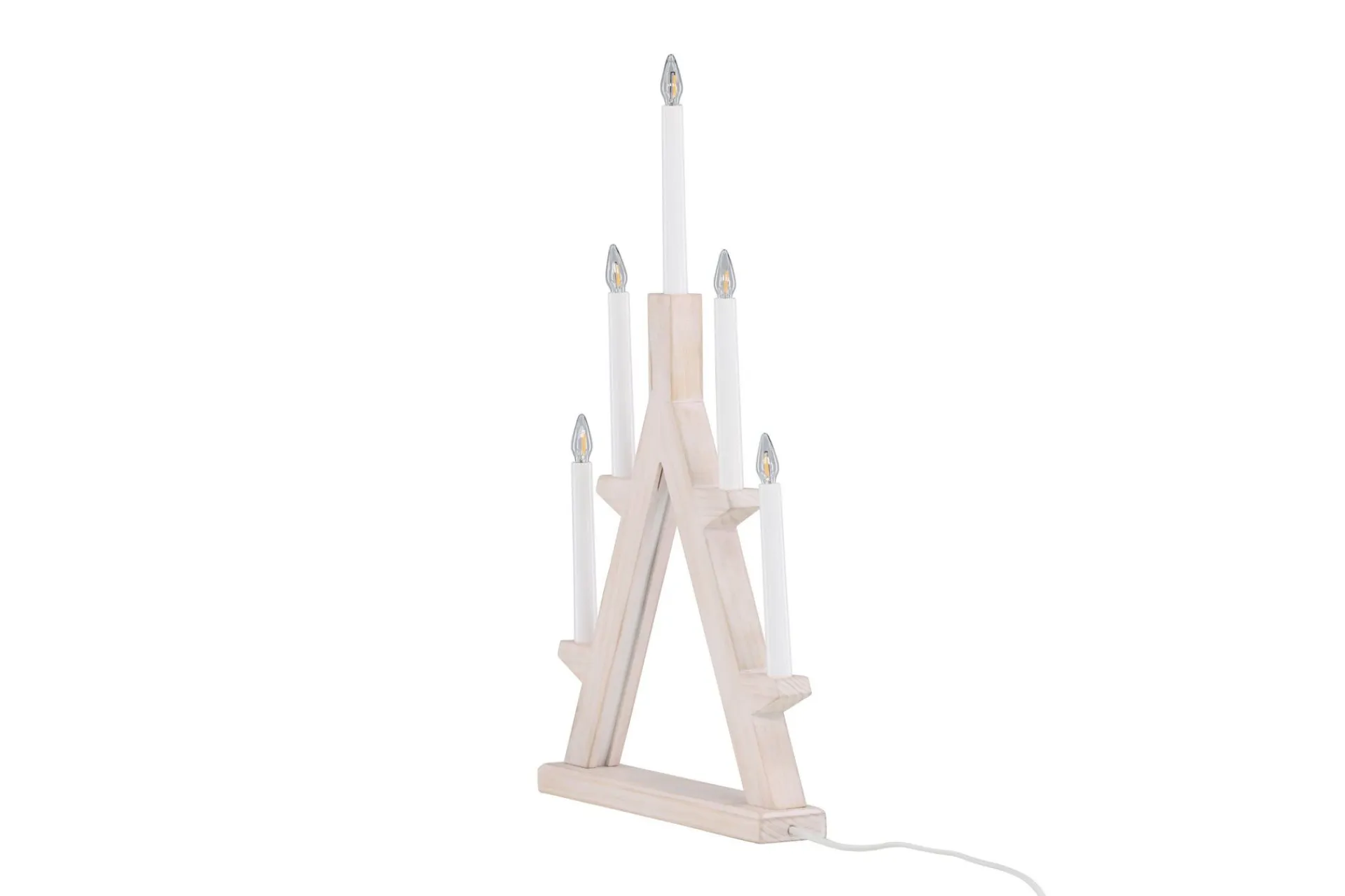 Venture Home Julelys|Adventsstake-Val Thoren Adventsstake 60 cm Hvit