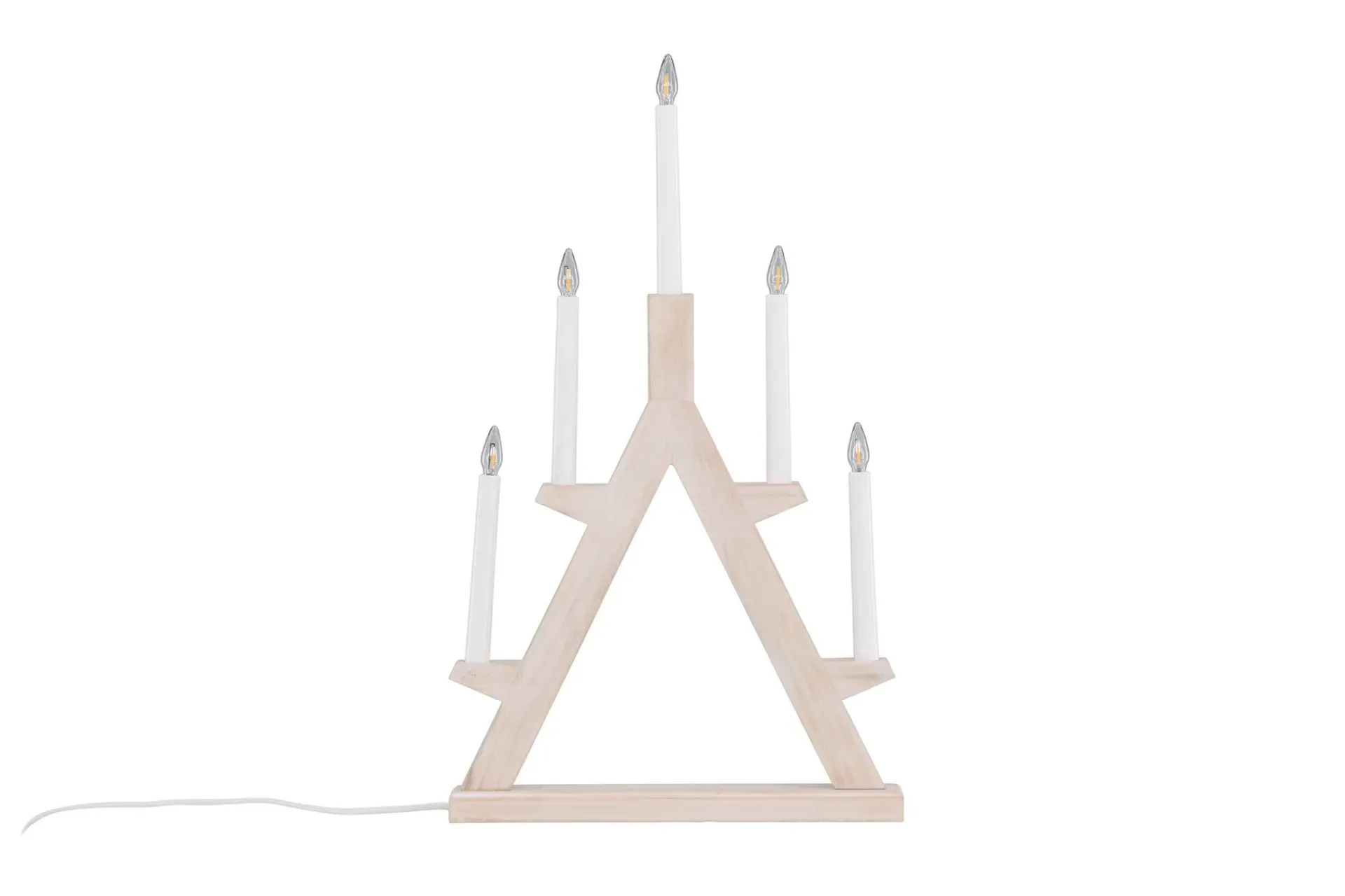 Venture Home Julelys|Adventsstake-Val Thoren Adventsstake 60 cm Hvit