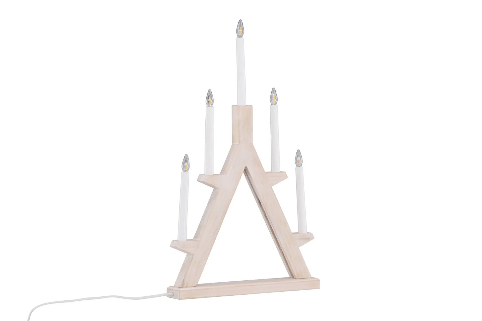Venture Home Julelys|Adventsstake-Val Thoren Adventsstake 60 cm Hvit