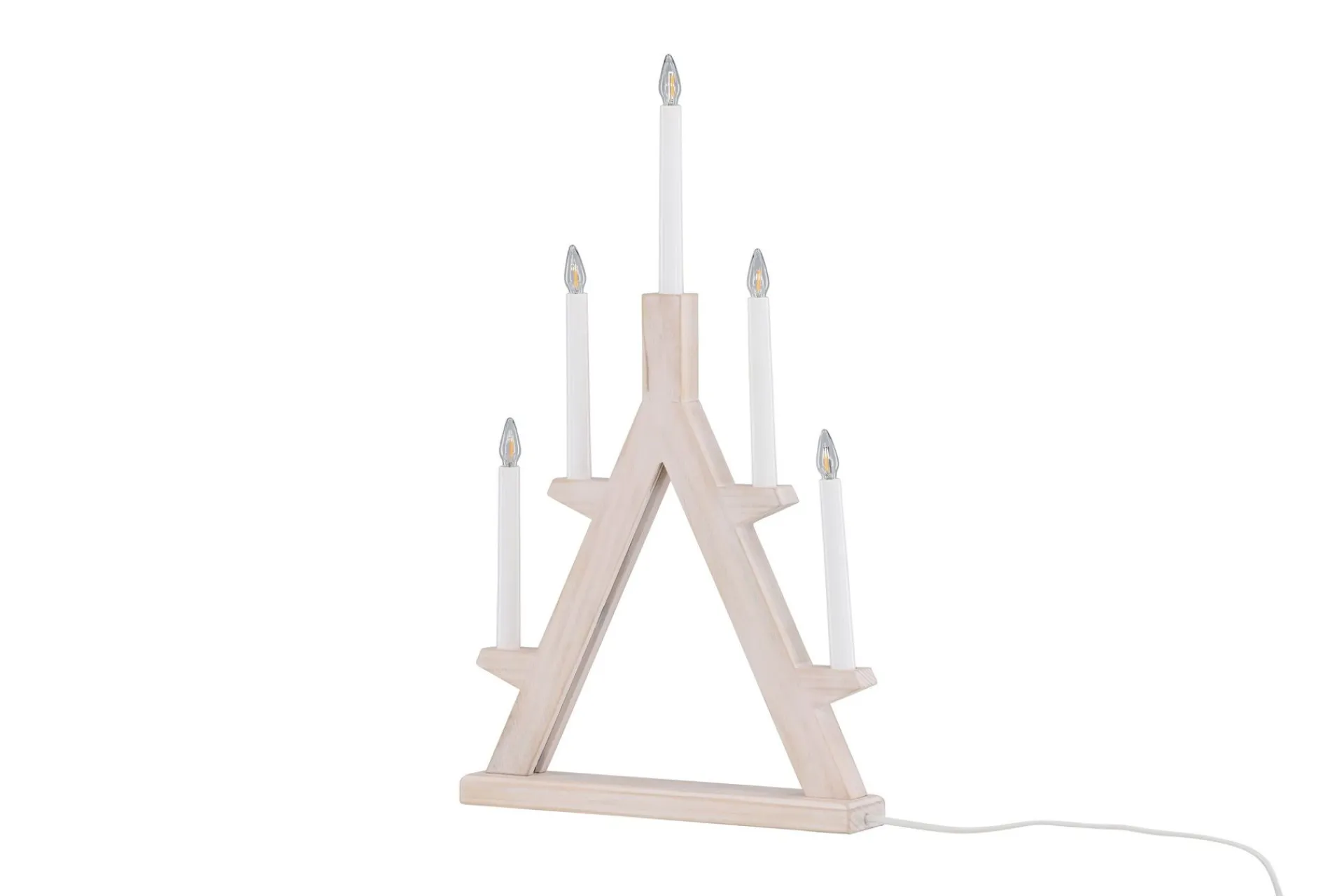Venture Home Julelys|Adventsstake-Val Thoren Adventsstake 60 cm Hvit