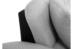 Sofa Med Sjeselong-Vananda Sofa med Sjeselong 3-seter Orange