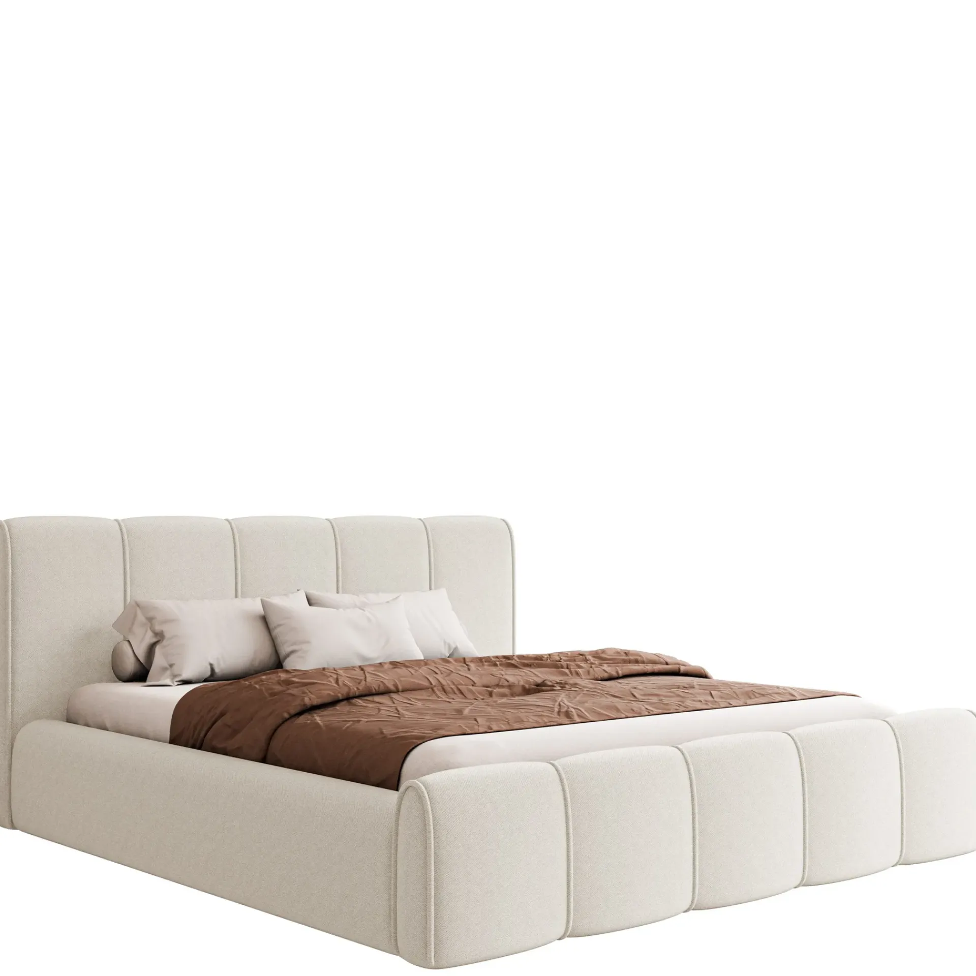 Sengeramme & Sengestamme|Seng Med Oppbevaring-Varlinor Sengeramme 160x200 cm med Oppbevaring White
