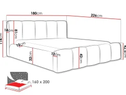 Sengeramme & Sengestamme|Seng Med Oppbevaring-Varlinor Sengeramme 160x200 cm med Oppbevaring White
