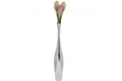 Wohnling Vase polert aluminiumstøp, moderne stil 75 cm